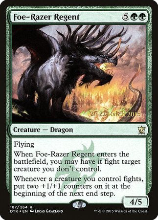 Foe-Razer Regent [Dragons of Tarkir Promos] | Cards and Coasters CA