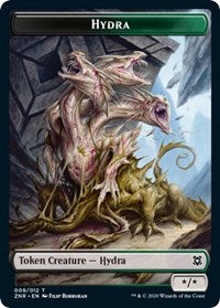 Hydra // Illusion Double-sided Token [Zendikar Rising Tokens] | Cards and Coasters CA