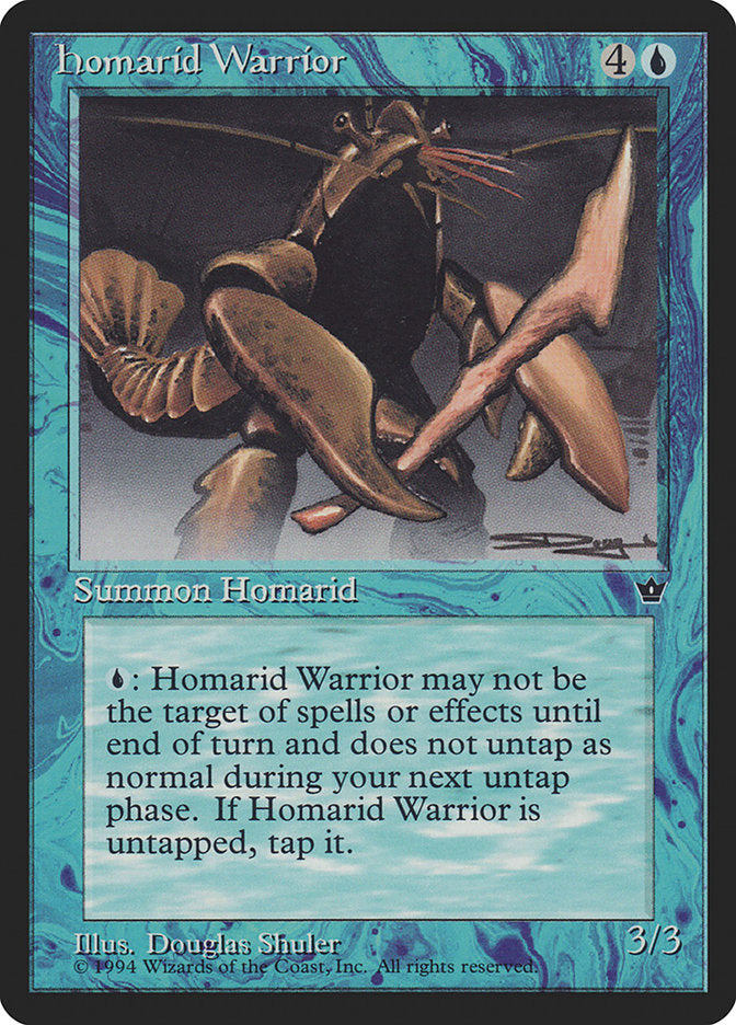 Homarid Warrior (Douglas Shuler) [Fallen Empires] | Cards and Coasters CA