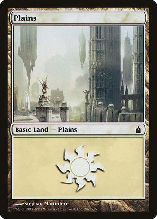 Plains (287) [Ravnica: City of Guilds] | Cards and Coasters CA