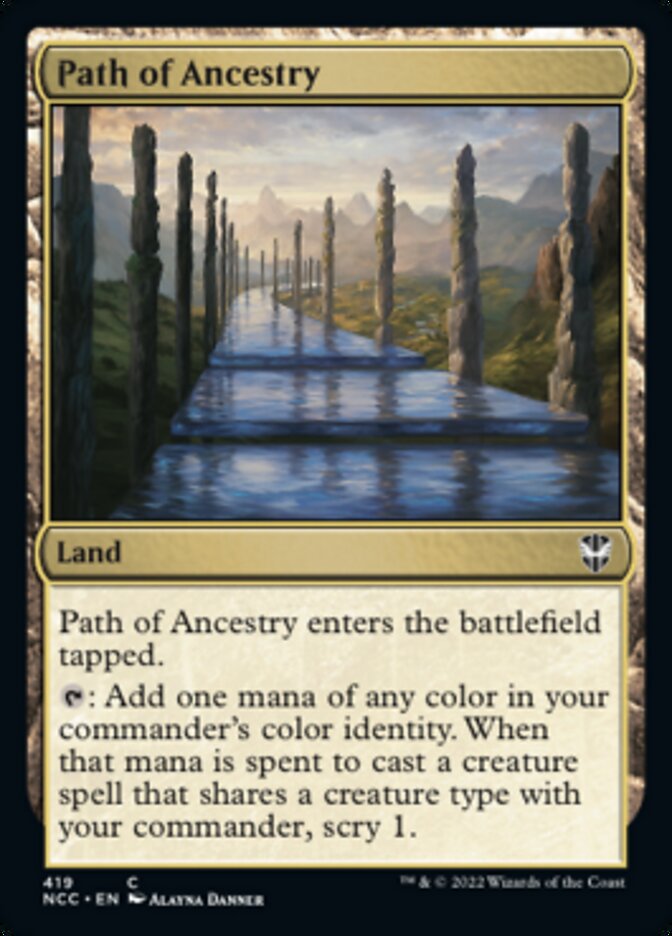 Path of Ancestry [Streets of New Capenna Commander] | Cards and Coasters CA