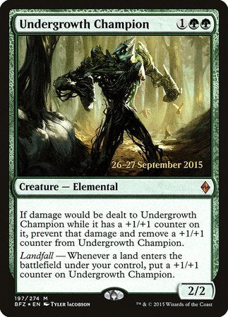 Undergrowth Champion [Battle for Zendikar Promos] | Cards and Coasters CA