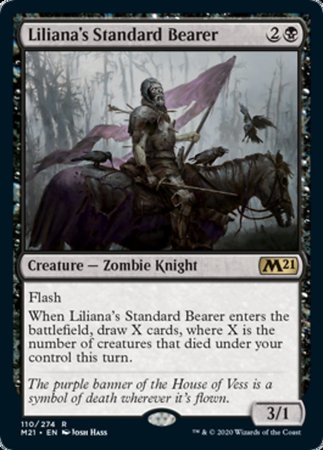 Liliana's Standard Bearer [Core Set 2021] | Cards and Coasters CA