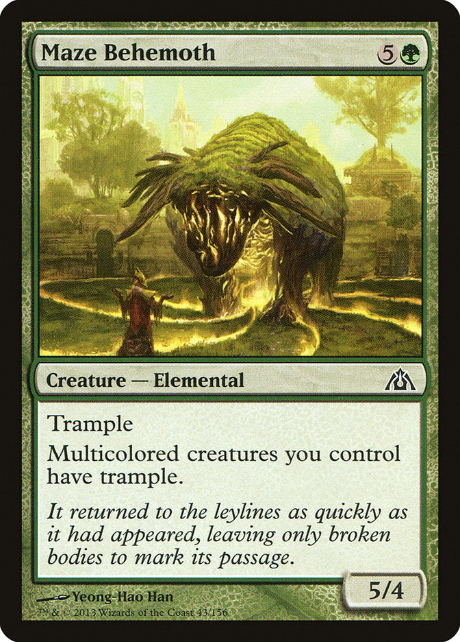 Maze Behemoth [Dragon's Maze] | Cards and Coasters CA