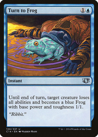 Turn to Frog [Commander 2014] | Cards and Coasters CA