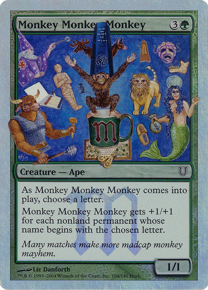 Monkey Monkey Monkey [Unhinged] | Cards and Coasters CA