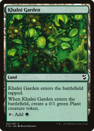 Khalni Garden [Commander 2018] | Cards and Coasters CA