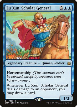 Lu Xun, Scholar General [Commander Anthology] | Cards and Coasters CA