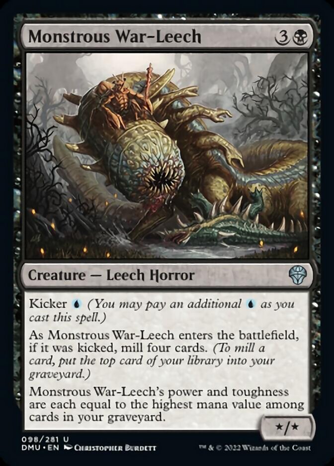 Monstrous War-Leech [Dominaria United] | Cards and Coasters CA