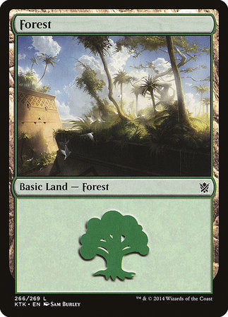 Forest (266) [Khans of Tarkir] | Cards and Coasters CA