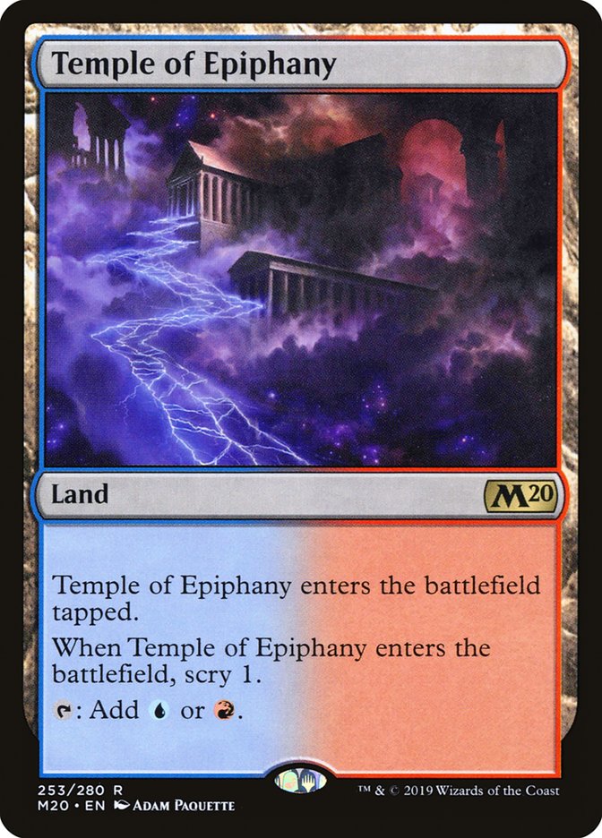 Temple of Epiphany [Core Set 2020] | Cards and Coasters CA