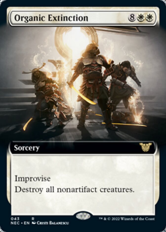 Organic Extinction (Extended) [Kamigawa: Neon Dynasty Commander] | Cards and Coasters CA