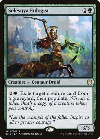 Selesnya Eulogist [Commander 2019] | Cards and Coasters CA