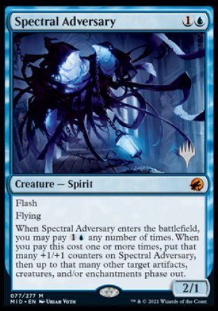 Spectral Adversary (Promo Pack) [Innistrad: Midnight Hunt Promos] | Cards and Coasters CA