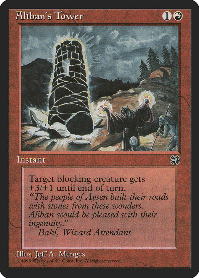 Aliban's Tower (Baki Flavor Text) [Homelands] | Cards and Coasters CA