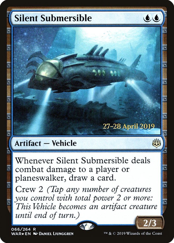 Silent Submersible  [War of the Spark Prerelease Promos] | Cards and Coasters CA