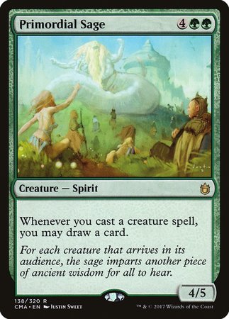 Primordial Sage [Commander Anthology] | Cards and Coasters CA