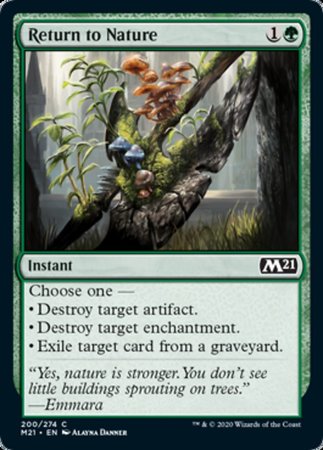 Return to Nature [Core Set 2021] | Cards and Coasters CA