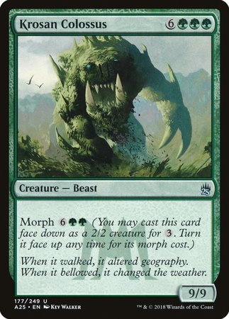 Krosan Colossus [Masters 25] | Cards and Coasters CA
