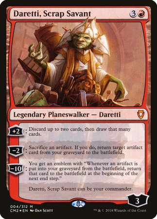 Daretti, Scrap Savant [Commander Anthology Volume II] | Cards and Coasters CA