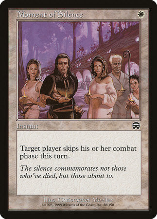 Moment of Silence [Mercadian Masques] | Cards and Coasters CA