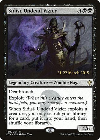 Sidisi, Undead Vizier [Dragons of Tarkir Promos] | Cards and Coasters CA