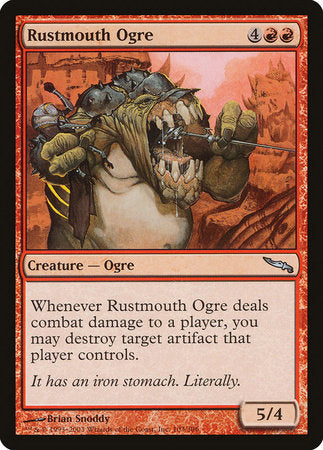 Rustmouth Ogre [Mirrodin] | Cards and Coasters CA