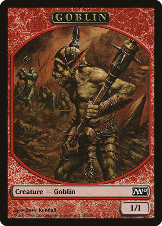 Goblin Token [Magic 2010 Tokens] | Cards and Coasters CA