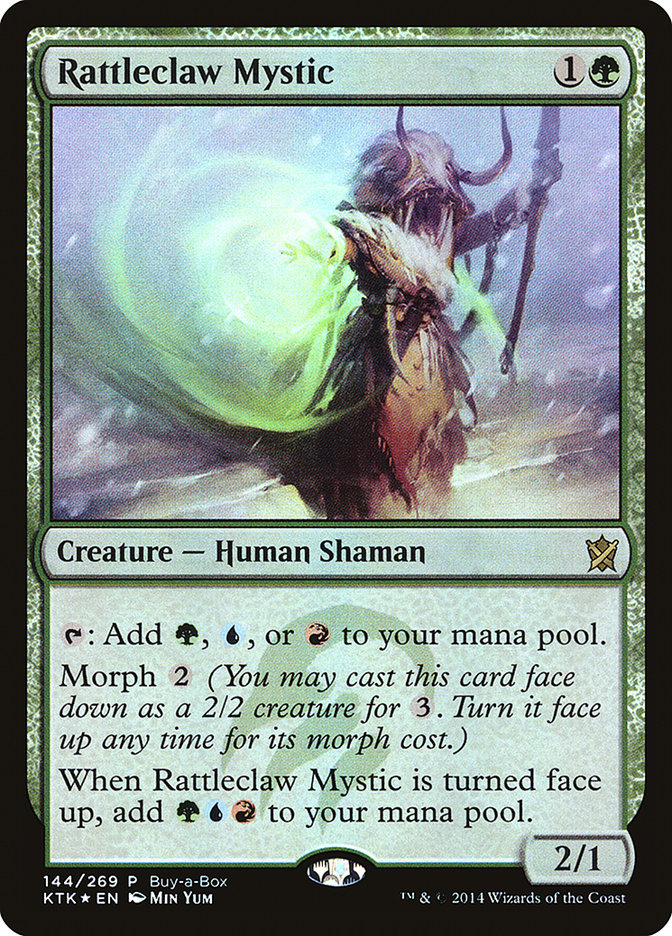 Rattleclaw Mystic (Buy-A-Box) [Khans of Tarkir Promos] | Cards and Coasters CA