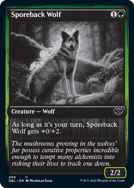 Sporeback Wolf [Innistrad: Double Feature] | Cards and Coasters CA