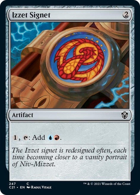 Izzet Signet [Commander 2021] | Cards and Coasters CA