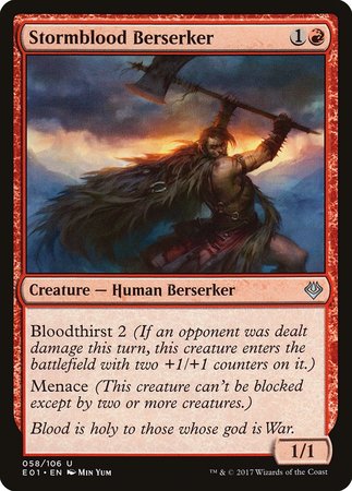 Stormblood Berserker [Archenemy: Nicol Bolas] | Cards and Coasters CA