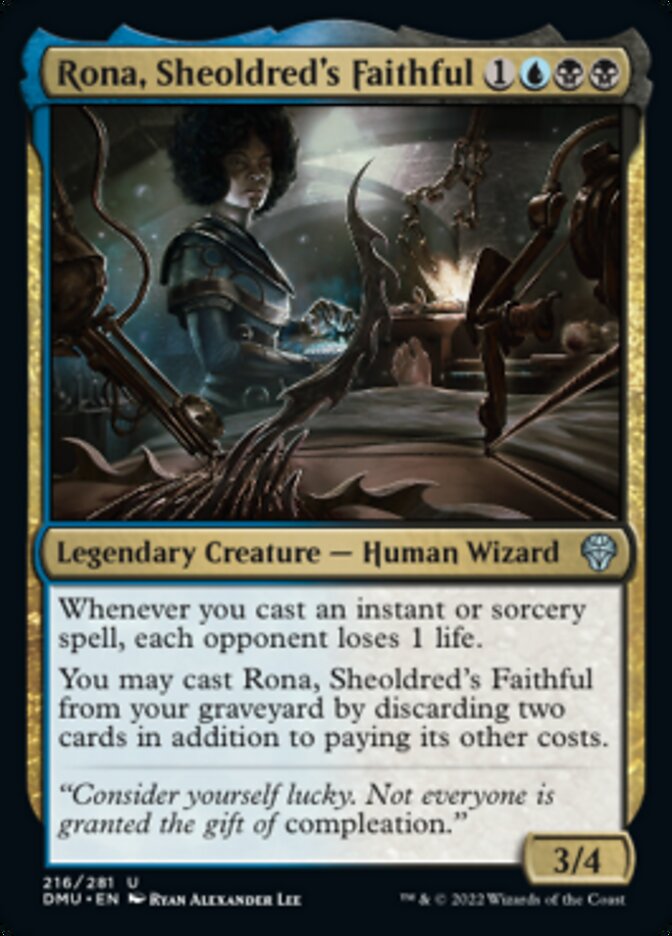 Rona, Sheoldred's Faithful [Dominaria United] | Cards and Coasters CA