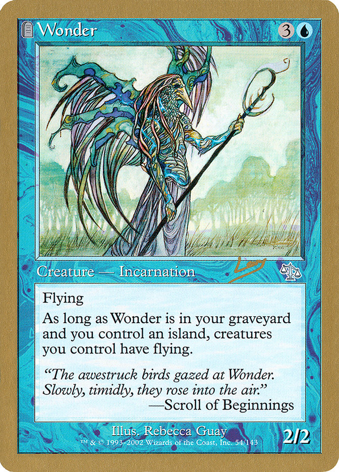 Wonder (Raphael Levy) [World Championship Decks 2002] | Cards and Coasters CA
