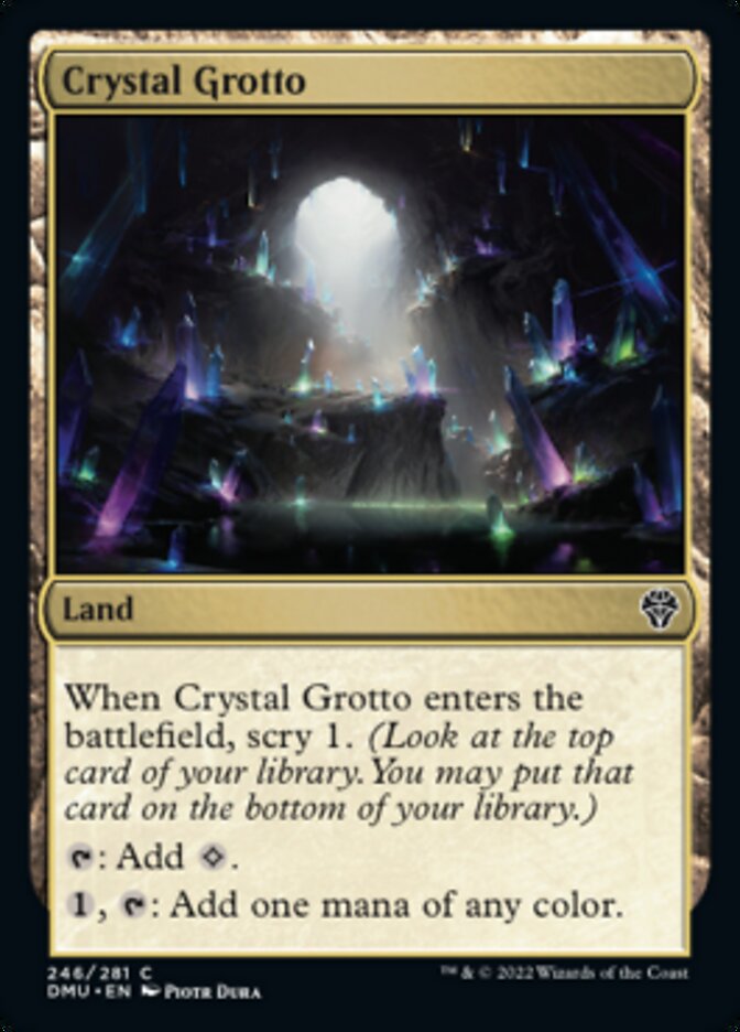 Crystal Grotto [Dominaria United] | Cards and Coasters CA
