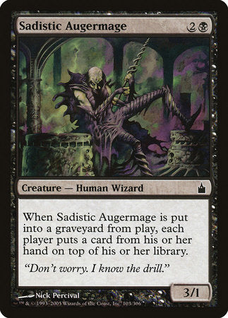 Sadistic Augermage [Ravnica: City of Guilds] | Cards and Coasters CA