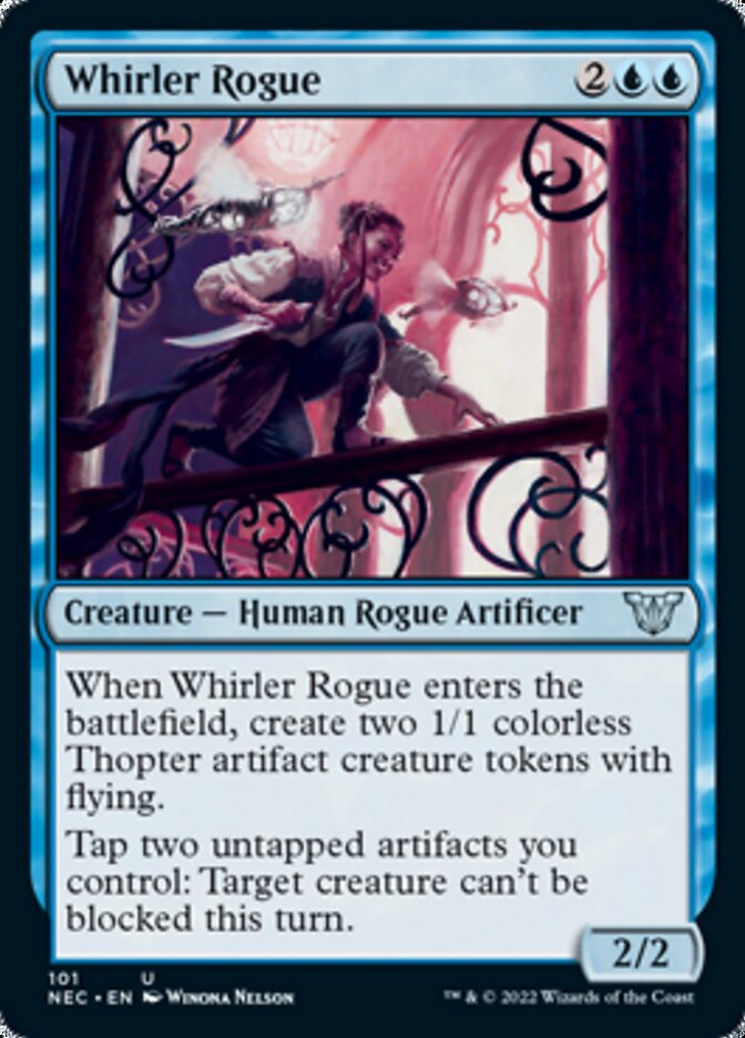 Whirler Rogue [Kamigawa: Neon Dynasty Commander] | Cards and Coasters CA