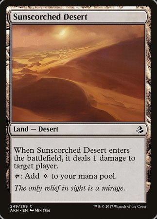 Sunscorched Desert [Amonkhet] | Cards and Coasters CA