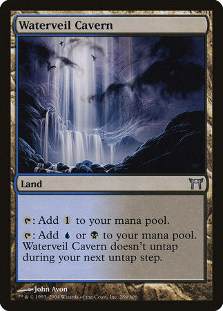Waterveil Cavern [Champions of Kamigawa] | Cards and Coasters CA