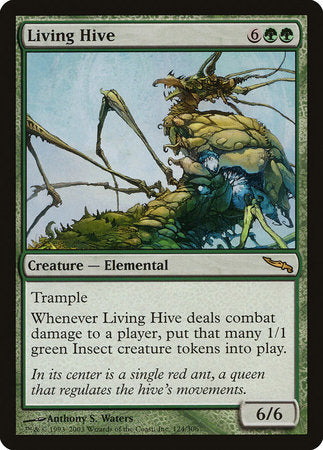 Living Hive [Mirrodin] | Cards and Coasters CA