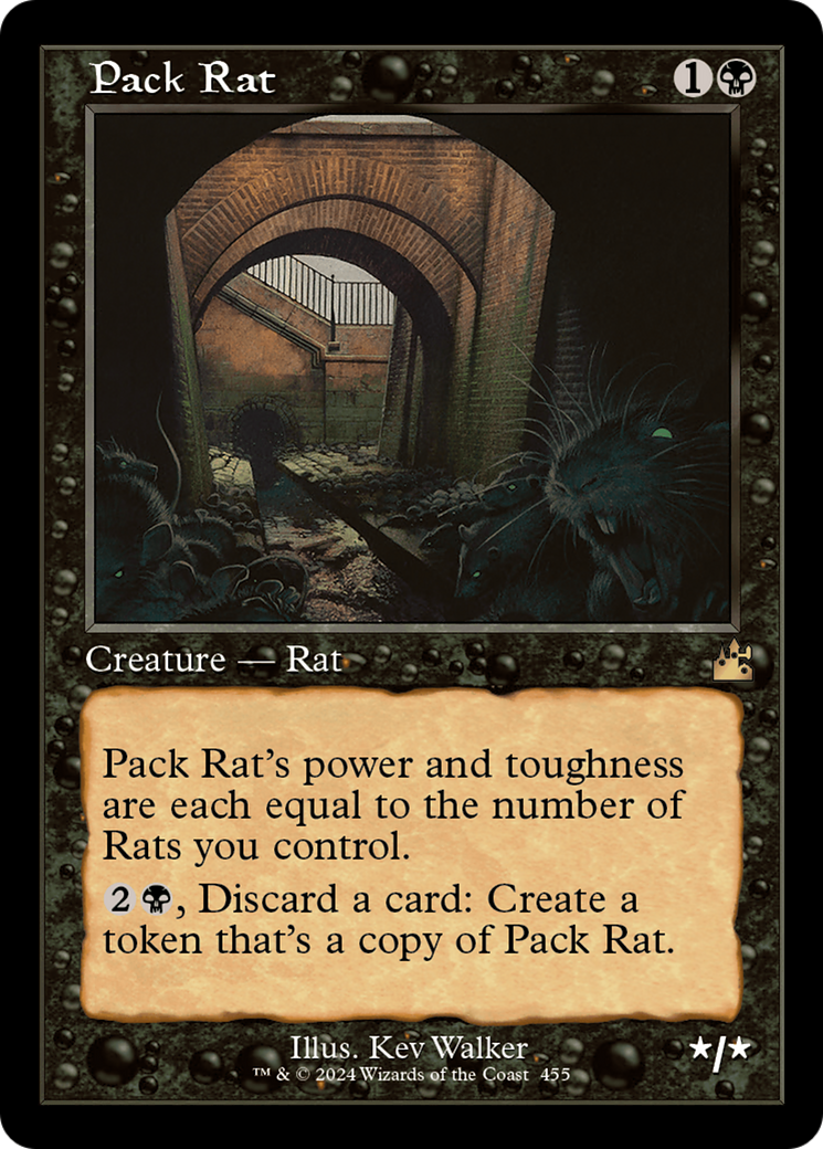 Pack Rat (Retro Frame) [Ravnica Remastered] | Cards and Coasters CA