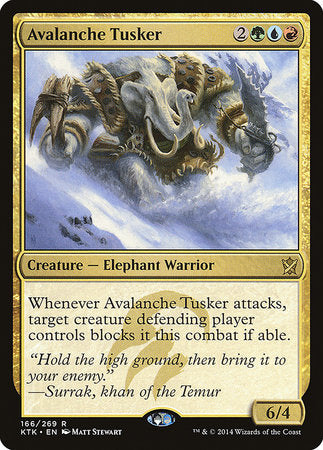 Avalanche Tusker [Khans of Tarkir] | Cards and Coasters CA