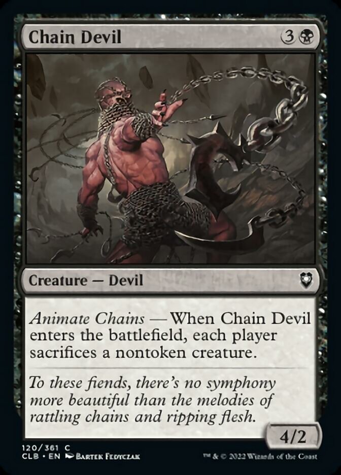 Chain Devil [Commander Legends: Battle for Baldur's Gate] | Cards and Coasters CA