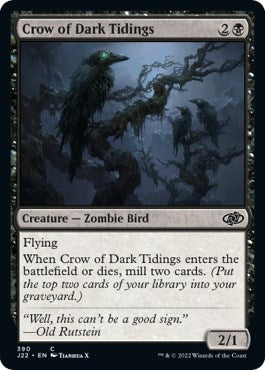 Crow of Dark Tidings [Jumpstart 2022] | Cards and Coasters CA