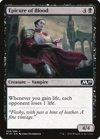 Epicure of Blood [Core Set 2019] | Cards and Coasters CA