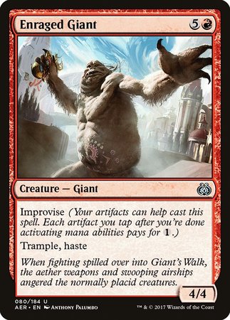 Enraged Giant [Aether Revolt] | Cards and Coasters CA