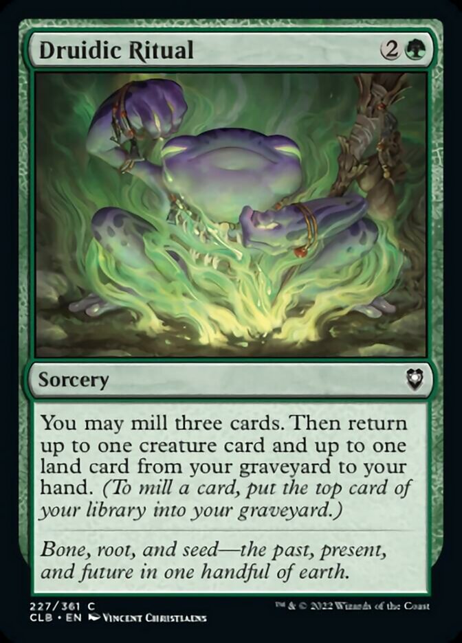 Druidic Ritual [Commander Legends: Battle for Baldur's Gate] | Cards and Coasters CA
