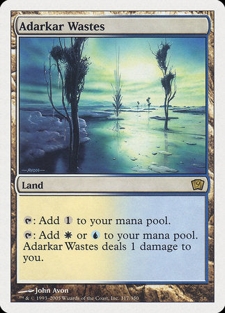 Adarkar Wastes [Ninth Edition] | Cards and Coasters CA