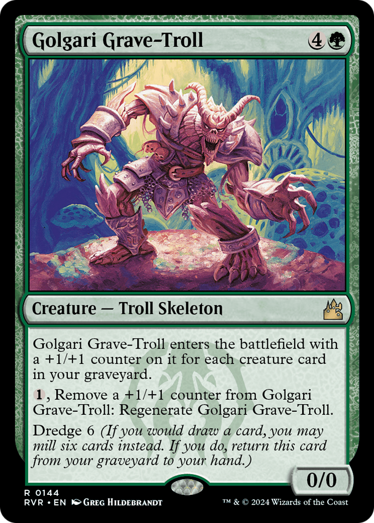 Golgari Grave-Troll [Ravnica Remastered] | Cards and Coasters CA