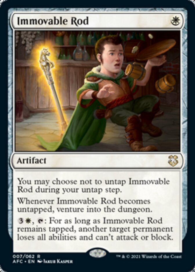 Immovable Rod [Dungeons & Dragons: Adventures in the Forgotten Realms Commander] | Cards and Coasters CA